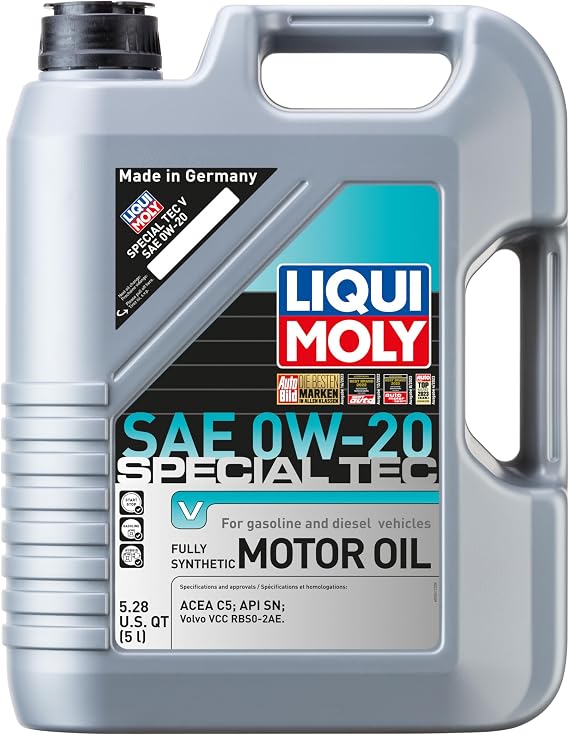 LIQUI MOLY Special Tec V SAE 0W-20 | 5 L | Fully synthetic engine oil | SKU: 20200