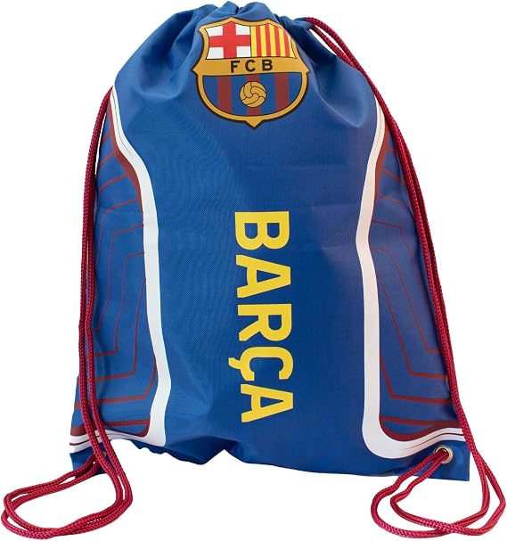 FC Barcelona Hy-Pro Officially Licensed Flash Gym Sack | Draw String, Barca, La Liga, Football, Sport, PE, Travel