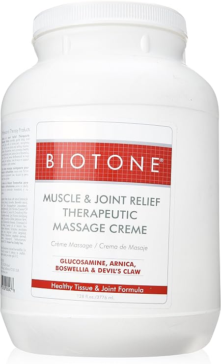 Biotone Muscle & Joint Therapeutic Massage Creme 1Gallon