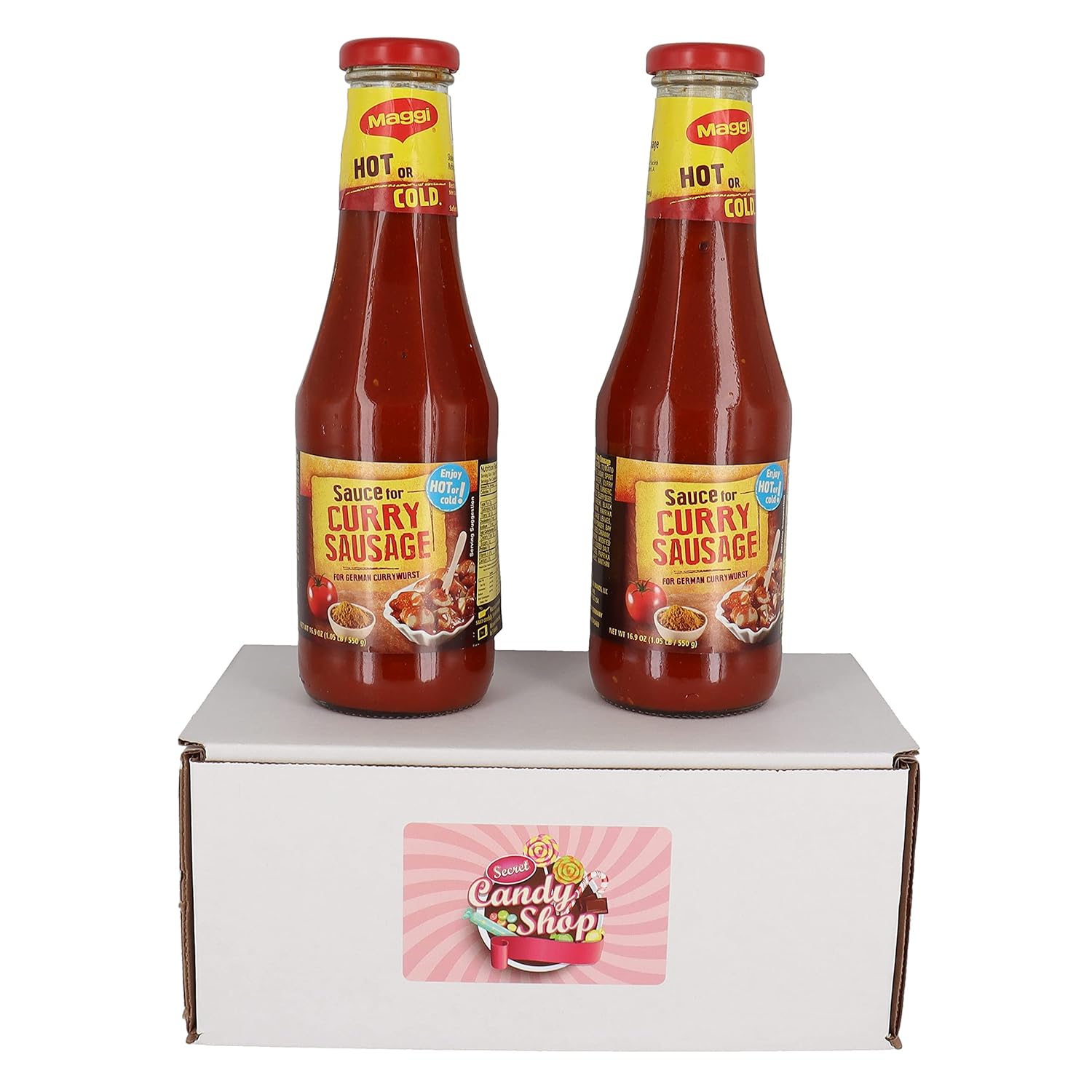 Maggi Sauce for Curry Sausage German Currywurst 16.9oz Pack of 2