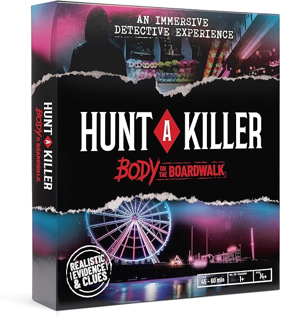 Hunt A Killer: Body On The Boardwalk, Interactive Unsolved Mysteries Game