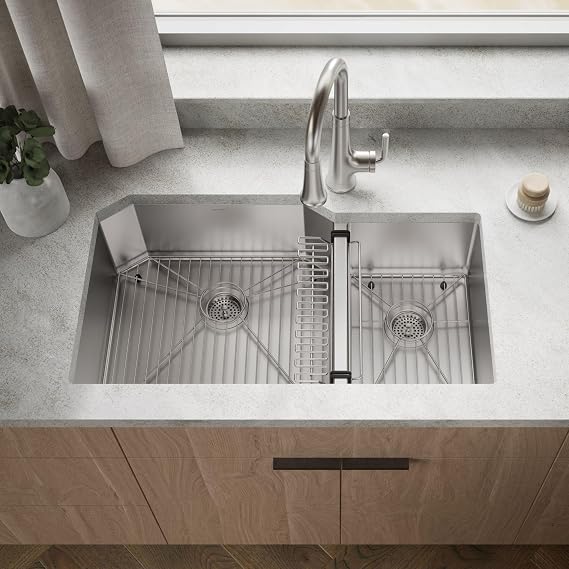 KOHLER Strive Self-Trimming Farmhouse SmartDivide