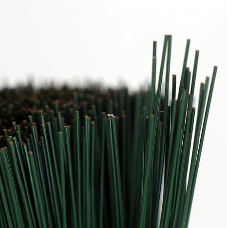 FLORIST, FLORAL GREEN STUB WIRE (0.9mm) 20swg - Floral Green Stub Wire. Flower Arranging Accessories, Craft Wire, Wreath Making Supplies, Modelling Wire. (1, Green 12 Inch, 100)
