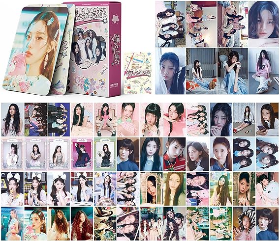MXP 55pcs ILLIT Postcards Girl Group Photocards 時よ止まれ Toki Yo Tomare Cards LOMO Cards For Fans