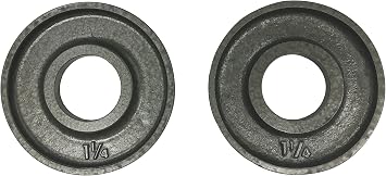 IVANKO (OM-1.25) Cast-Iron, Machined Olympic Plate Grey 1.25 lbs (PAIR)
