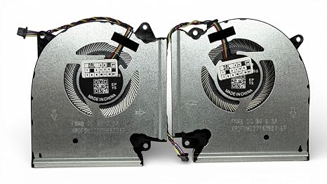 CPU + GPU cooling fans for ASUS (5V 0.5A) ROG NS85C59-20G04, DFS5K221153715, NS85C59-20G05, NS85C59-21J10, DFS5K223052835, 13NR0510P0 1011, 13NR0510P01021, 13NR0510P02011, 13NR0510P02021