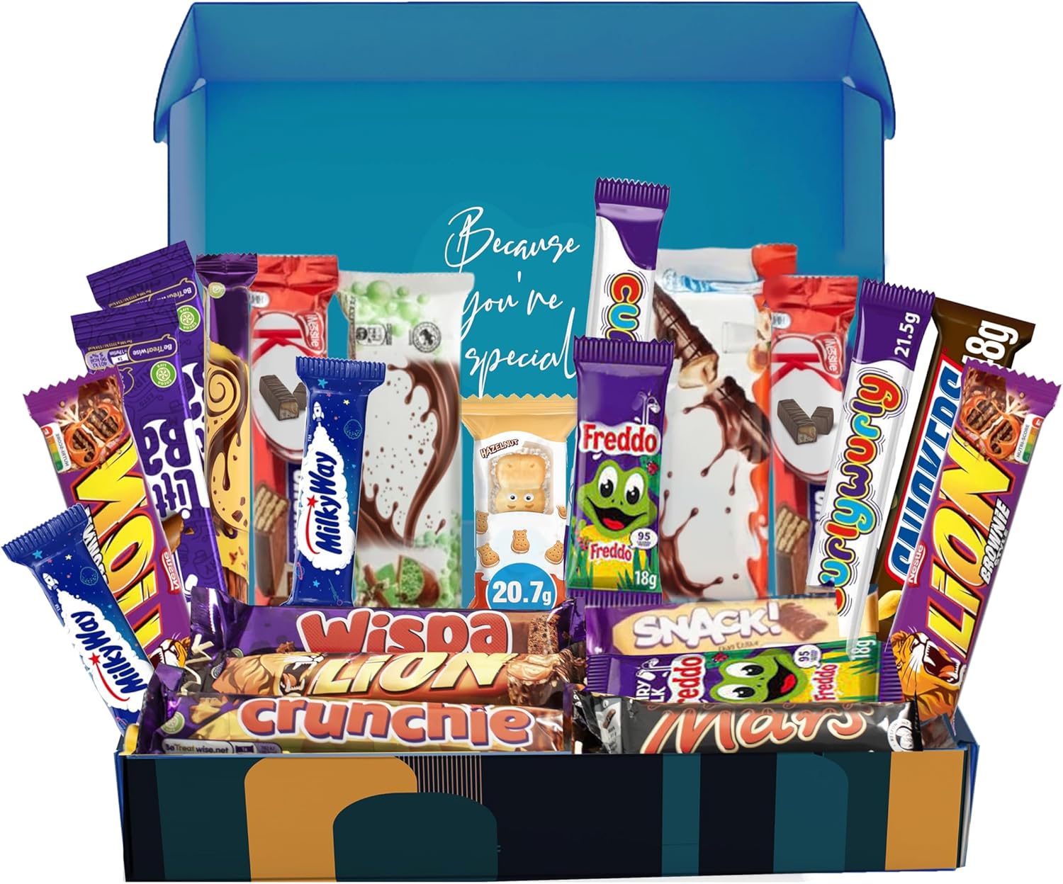 Ultimate Chocolate Delight Gift Box - Gift Hamper for All Occasions - Luxurious Treat for Chocolates Lovers - Premium Chocolate Bars - Birthday Gifts - Thank you Hamper