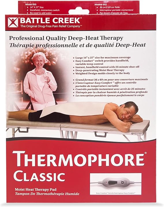 BATTLE CREEK BT055EA - Thermophore Classic Deep-Heat Therapy Pack Moist Heat, Standard 14 x 27