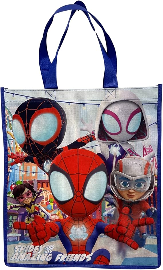 Legacy Licensing Partners Spiderman and his Spidey Amazing Friends Collectable Large Reusable Tote Bag