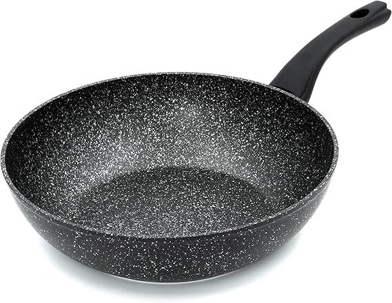 Blackmoor 28cm Wok/Non-Stick Ceramic-Coated, PFAS-Free, Suitable for All Hob Types/Black Classic Range 66160
