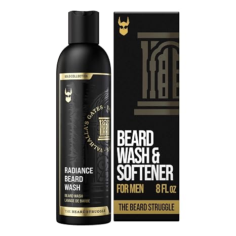 The Beard Struggle Beard Shampoo for Men - Natural Beard Care Shampoo for Deep Cleansing & Soft Beard - 240ml