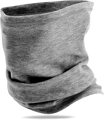 Obacle Neck Gaiter Fleece Neck Warmer Face Mask Soft for Men Women Winter Cold Weather Windproof