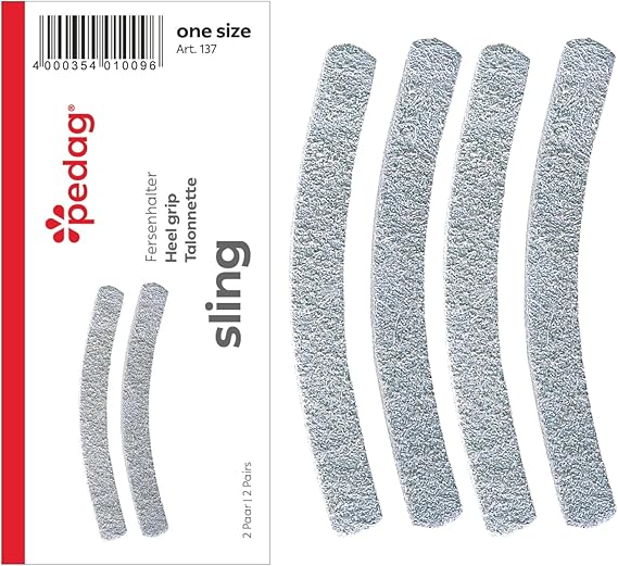Pedag 137 Sling Leather Shoe Strap Grip, 2 Pair Per Package, One Size Fits All
