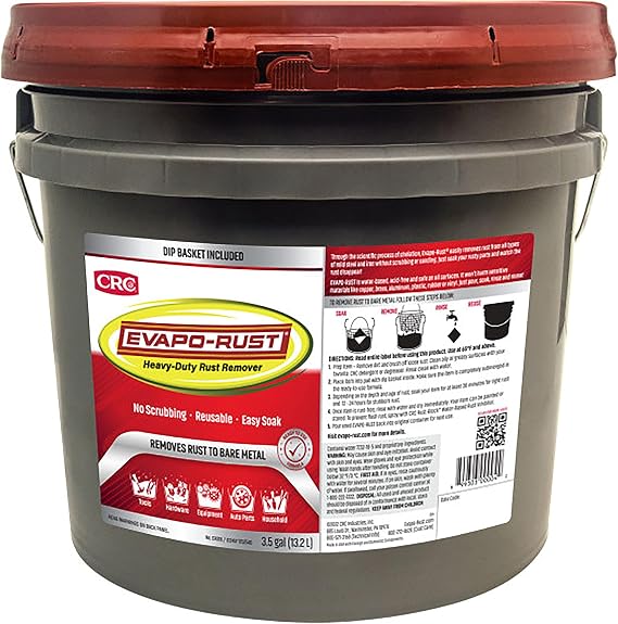 CRC Evapo-Rust Heavy Duty Rust Remover, 3.5 Gallon Pail
