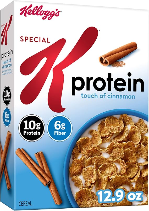 Kellogg's Special K Protein Touch Of Cinnamon Breakfast Cereal 12.9 oz