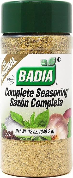 Badia Complete Seasoning 12 oz All-Purpose Spice Blend of Garlic, Onion, Salt, Pepper, Herbs & Spices - Savory Signature Blend