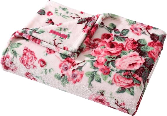 Betsey Johnson - King Plush Blanket for Bed & Couch, Oversized Throw