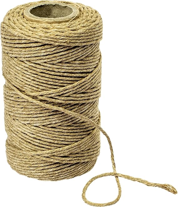 Browin 31 310204 Meat Threads Cotton Grey (240°C) 75 m for Roller Shutters Sausage String Heat Resistant Grill Sausage Yarn for Smoking Roasting Cooking Twine Bright Colour 50 m