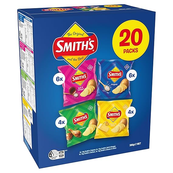 Smiths Crinkle Variety 20 Pack 380g