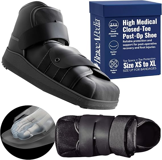 High Medical Shoe Closed Toe, Walker Boot, Size XS-Kids