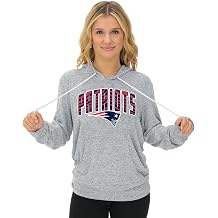 Zubaz NFL Women's Team Graphic Soft Marled Hoodie (X-Small - 3X-Large)