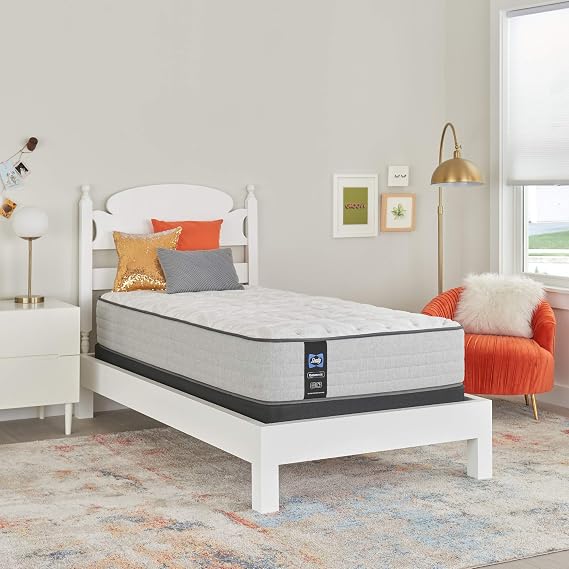 Sealy Posturepedic Spring Summer Rose Medium Feel Mattress and 9-Inch Foundation, Twin XL