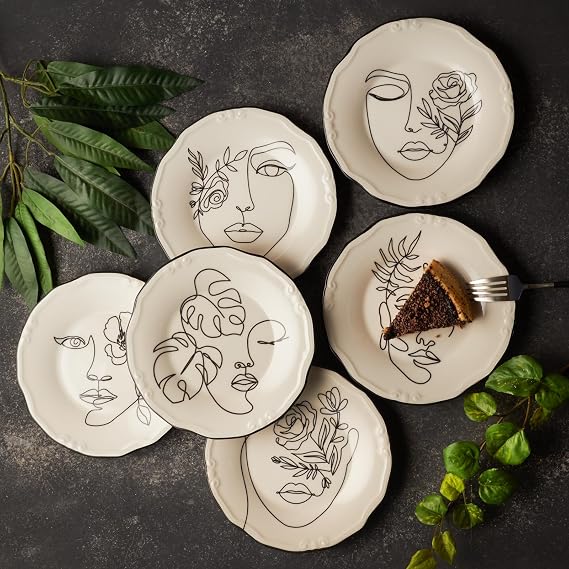 KARACA Face Cake Set for 6 People