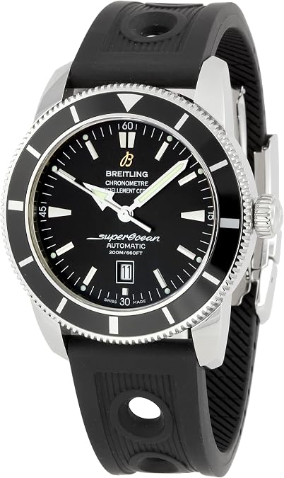 Breitling Men's A1732024/B868 SuperOcean Heritage Black Dial Watch