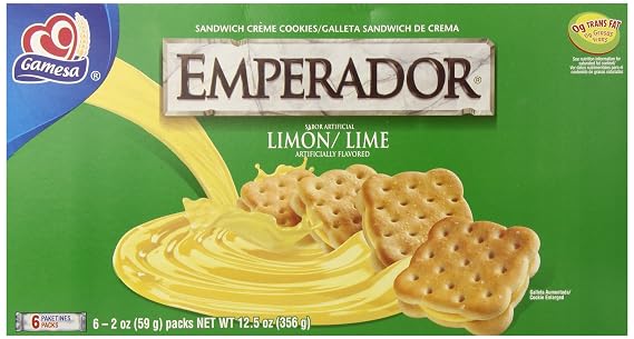 Gamesa Emperador Cookies, Piruetas, 2 Ounce - 6 Count (Pack of 1)