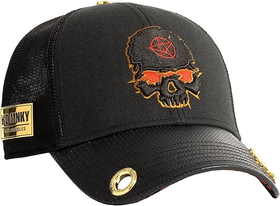 Red Monkey Designs Hell Raiser Black Limited Edition Unisex Trucker Snapback Hat Cap RM1438