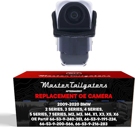 Master Tailgaters Replacement for BMW 23457 Series 2009-2020, M2M3M4 2015-2018, X1X3X5X6 2010-2015 Backup Camera OE Part # 66539240351, 66539191224, 66539200566, 66539216283