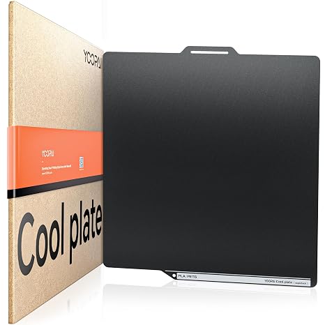 YOOPAI Low-Temperature Build Plate for Bambu Lab, 257×257mm, Dual-Sided Room Temperature Printing Compatible, Cooling System 3D Printer Platform Compatible with A1/X1C/P1P/P1S/X1E