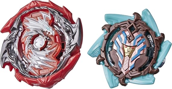 Beyblade Burst Surge Dual Collection Pack Hypersphere Eclipse Evo Devolos D5 and Slingshock Sphinx S4-2 Spinning Tops, Battle Game Toys