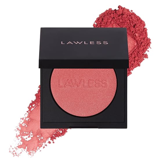 Lawless Make Me Blush Talc-Free Velvet Blush - Phoenix - Premium Blush with Natural Ingredients to Moisturize and Nourish Skin While Imparting a Soft, Silky Finish - 0.18 oz