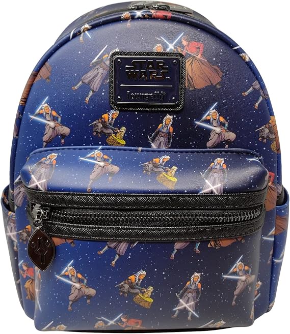 Loungefly Star Wars Ahsoka Tano and Grogu The Mandalorian Womens Double Strap Shoulder Bag Purse