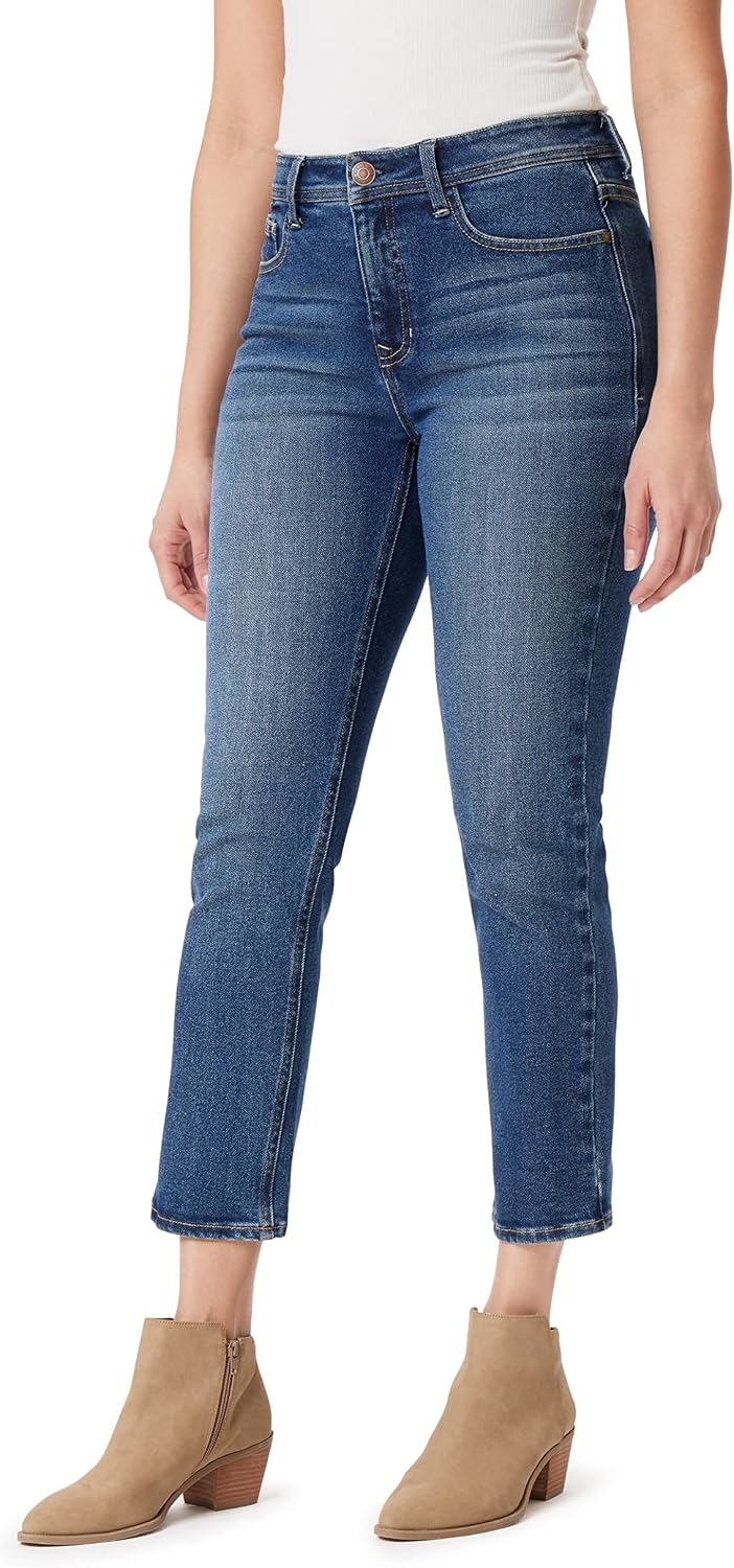 Angels Forever Young Womens Forever Slim Ankle High-Rise Jeans Standard and Plus
