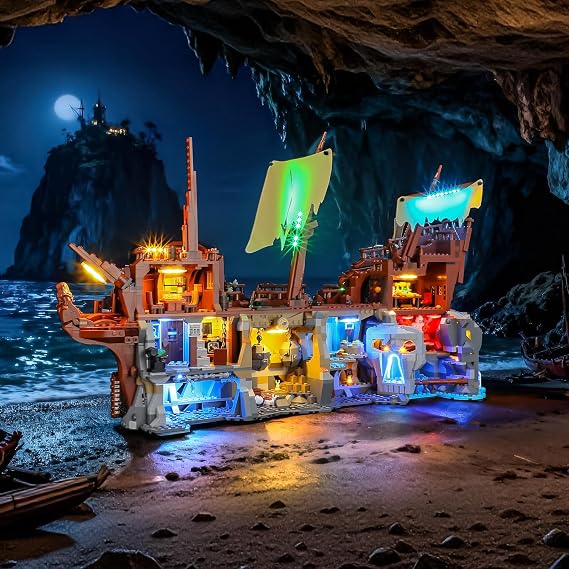 BRIKSMAX 2.0 Light Kit Compatible with Lego 21363 Goonies Ideas Building Sets- Original LED Lighting Kits (Accessories Only),Cable-Hiding Tech for Display, Gifts & Collectors
