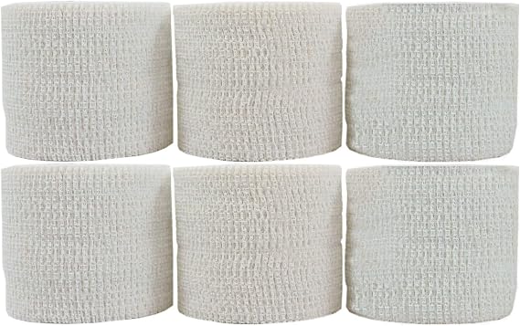 Powerflex 2" Stretch Athletic Tape - 6 Rolls, White