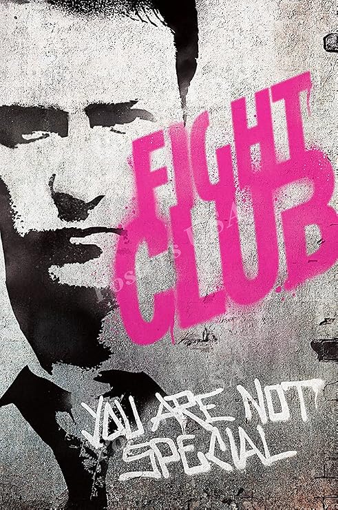 Posters USA Fight Club Movie Poster GLOSSY FINISH - MOV099 (24" x 36" (61cm x 91.5cm))