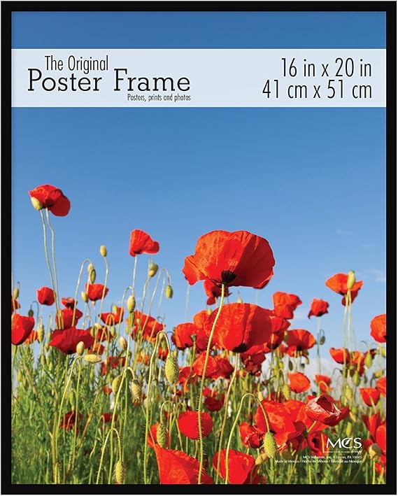 MCS 16x20 Inch Original Poster Frame, Black (23630)