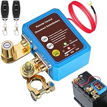 Smart Voltage Kill Switch 12V/24V 240A Remote Battery Disconnect Switch Upgrade Smart Control Car Kill Switch Anti-Theft, Prevent Battery Drain for Car, Truck, RV (High Installation)