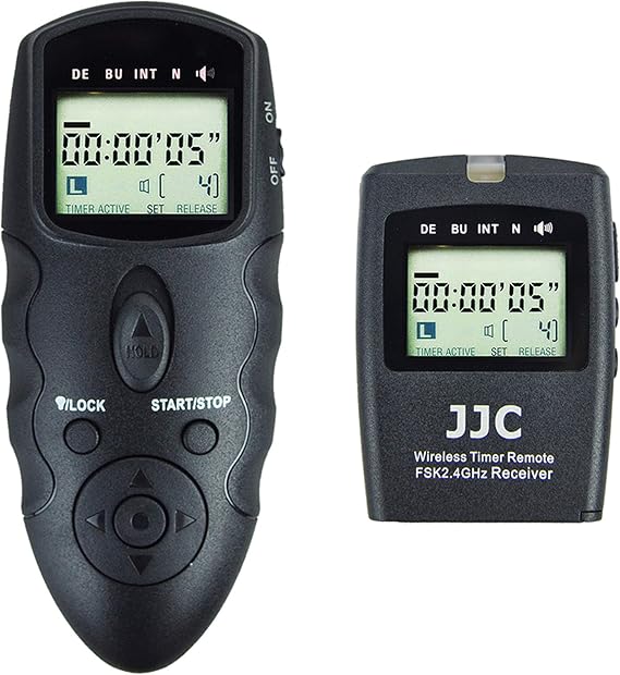 JJC Wireless Intervalometer Timer Remote Control Shutter Release for Nikon D750 D780 Z7II Z7 Z6III II Z6 Z5 D7500 D7200 D7100 D7000 P1100 P1000 D5600 D5500 D5300 D5200 D5100 D3300 D3200 Df D610 & More