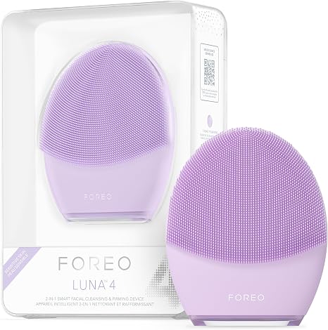FOREO LUNA 4 Facial Cleansing Brush - Firming Face Massage - Anti-Ageing