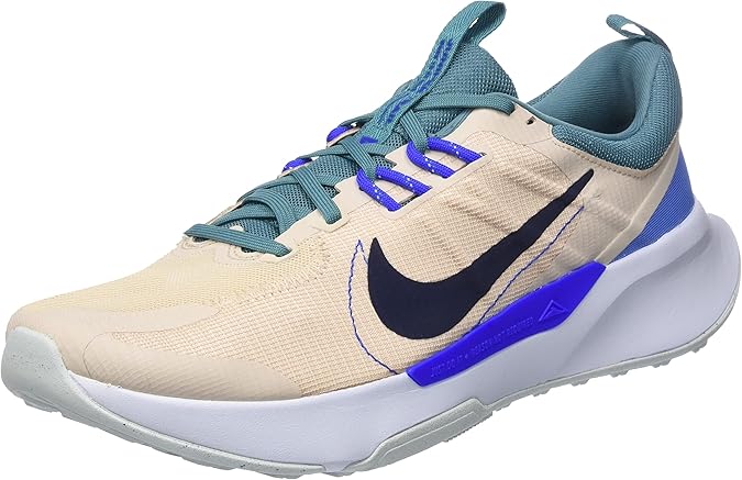 Nike Juniper Men's Trail 2 Trail Running Shoe DM0822, Sanddrift Obsidian Mineral Teal, 9 US