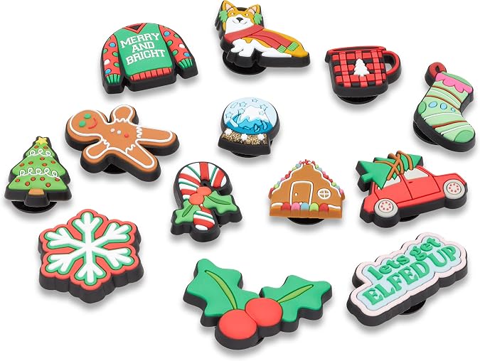 Crocs Jibbitz 13-Pack Holiday Shoe Charms | Jibbitz, Holiday Favorites, One Size
