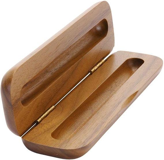 WOODRIVER Single Pen Presentation Case Walnut