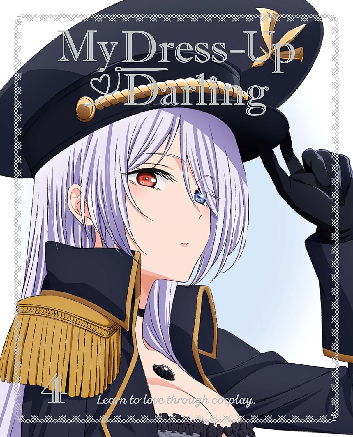 The dress-up doll falls in love Manufacturers bonus for purchasing all volumes of 4: Newly drawn Umi Yume Black Lobelia & Saju Kano Black Lily Illustrated Tabletop Character Fine Graph Original bonus for purchasing all volumes with exchange serial code: Newly drawn Umi Yume Liz Blanket & Limited edition DVD with can badge and exchange serial code