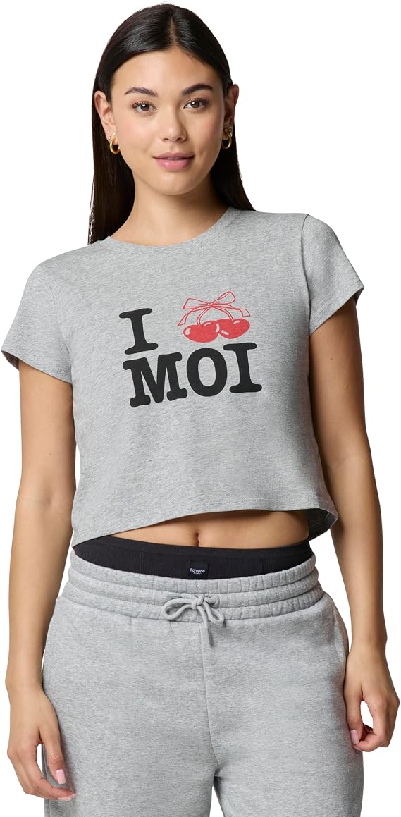 Florence by Mills Women's Crop Graphic Tee