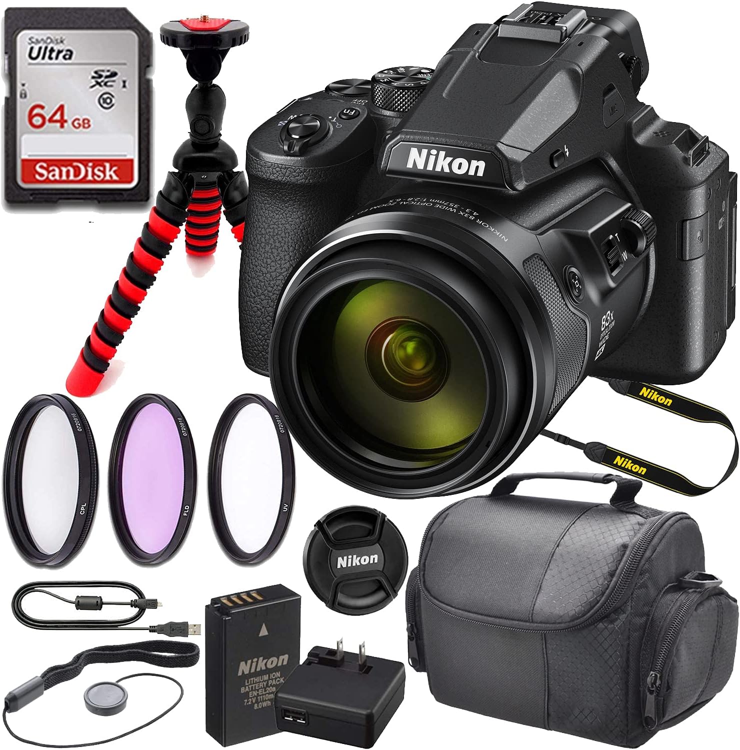 Nikon COOLPIX P950 Digital Camera  Accessory Bundle