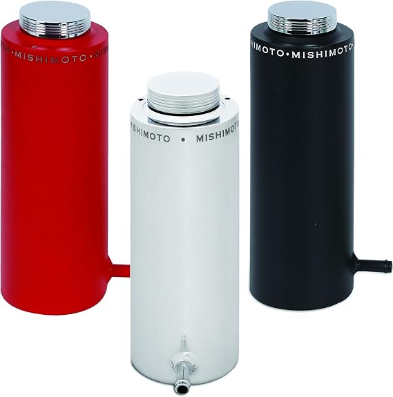 Mishimoto MMRT-CA Aluminum Coolant Reservoir Reservoir Tank Fits Silver